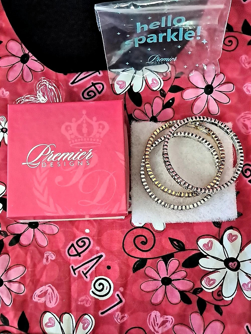 Premier Designs Gleam Bracelets In Gold & Silver Tone New